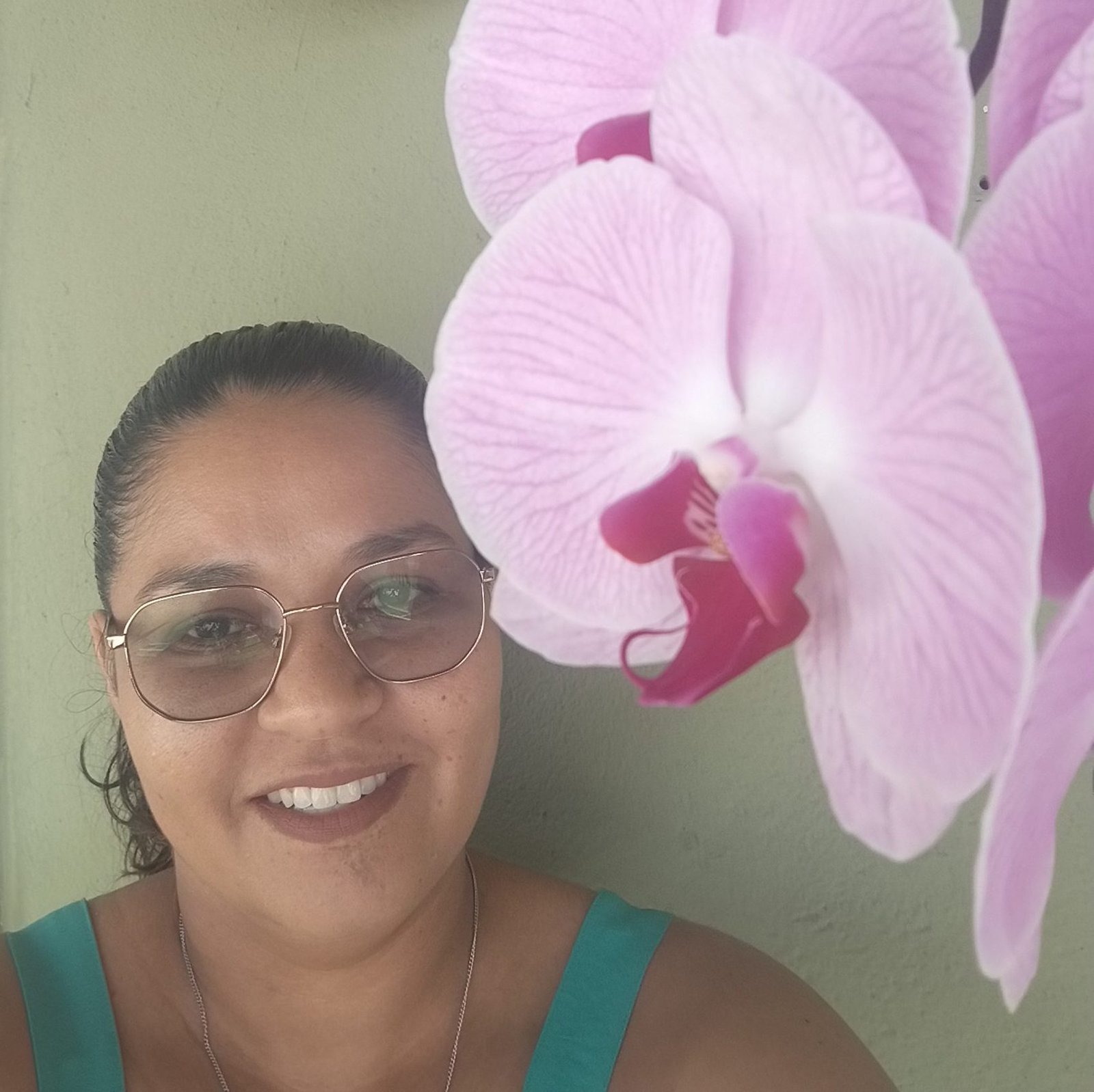 Foto da autora Orquiflor Jardim