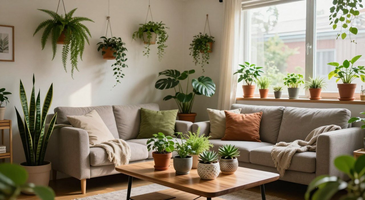 Como a decoração com plantas está transformando apartamentos pequenos