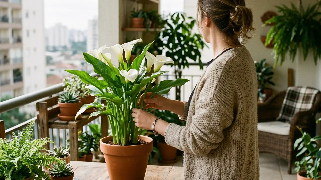 Copo-de-Leite no Inverno Como Cuidar da Planta nos Dias Mais Frios