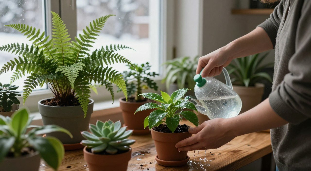 Cuidados com Rega de Plantas no Inverno