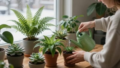 Cuidados com Rega de Plantas no Inverno